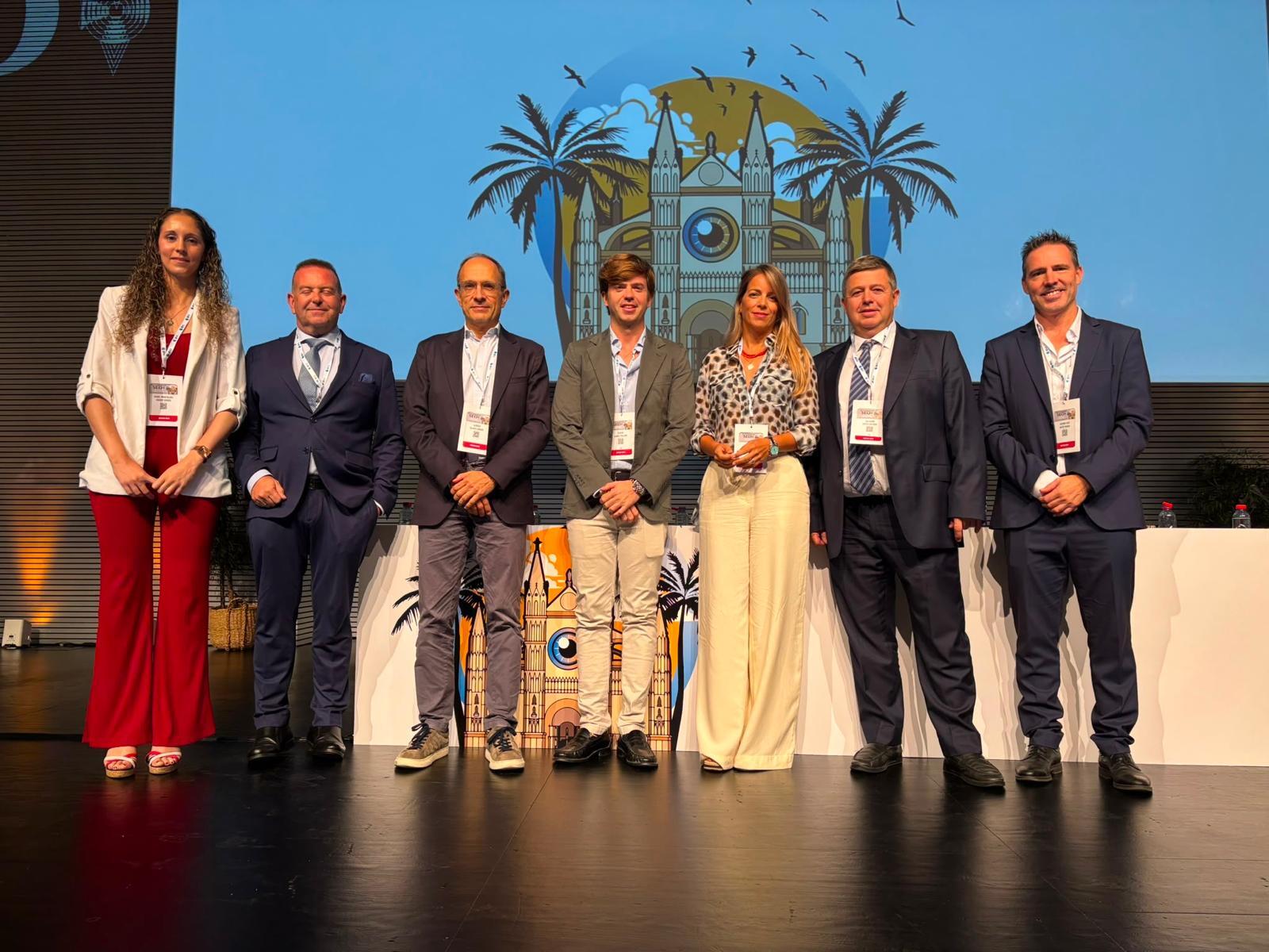 Mesa de ponentes en el 102 Congreso de la Sociedad Española de Oftalmología (SEO 2026) en Palma de Mallorca