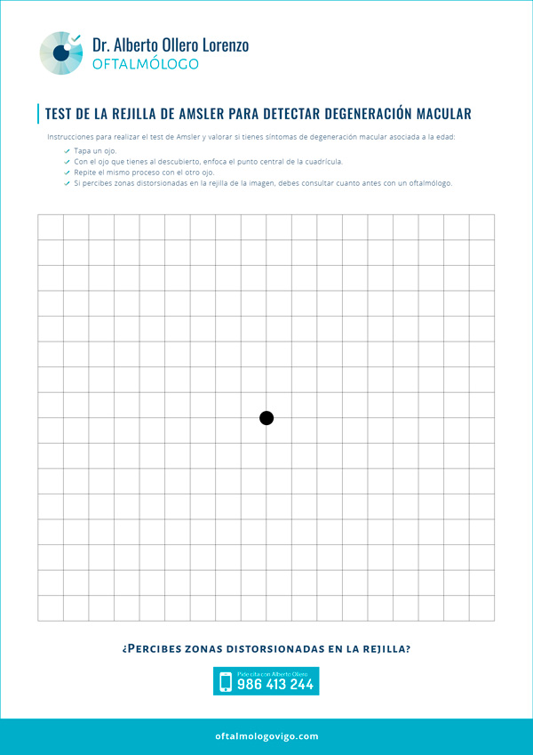 Degenera o Macular Relacionada Idade Fa a O Teste Visual